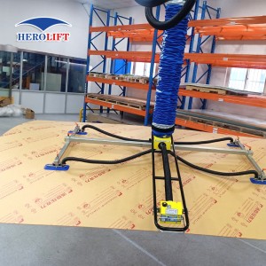 Woodboard vacuum tube lifter